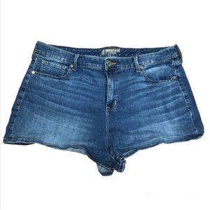 Torrid Denim Blue Jean Shorts Medium Wash